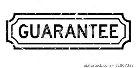 Grunge black guarantee word square rubber seal stamp on white background Grunge black guarantee word square rubber seal stamp on white background 81807382