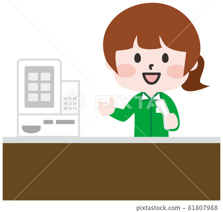 二頭_便利店店員 81807988