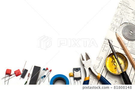 Electronics background Electronics background 81808148