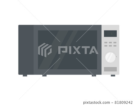 Vector illustration of a microwave oven. Vector illustration of a microwave oven. 81809242