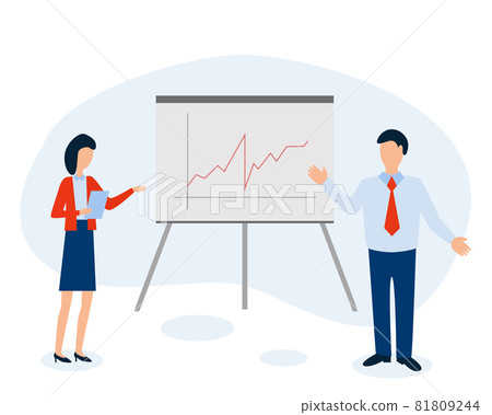 Data analysis and statistics concept. Business report. Data analysis and statistics concept. Business report. 81809244