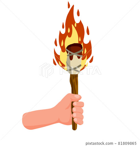 30 Carry Light Torch Fire On Stick Royalty-Free Images, Stock Photos &  Pictures