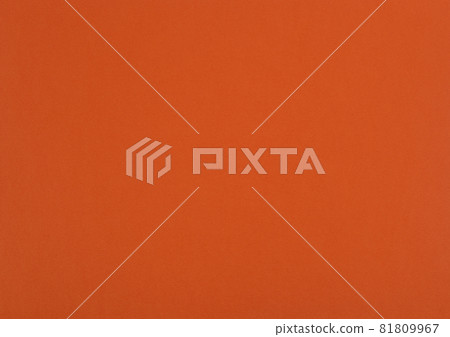 Rusty orange paper background. Red fox colour paper texture. 81809967