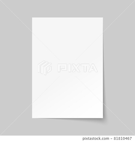 Blank a4 paper template. Brochure mockup 81810467