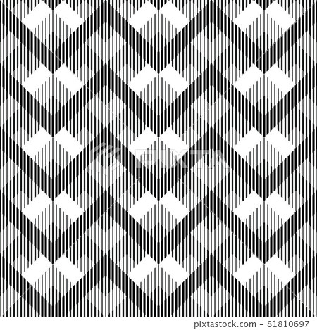 Geometric line halftone pattern with gradient effect. Template f Geometric line halftone pattern with gradient effect. Template f 81810697