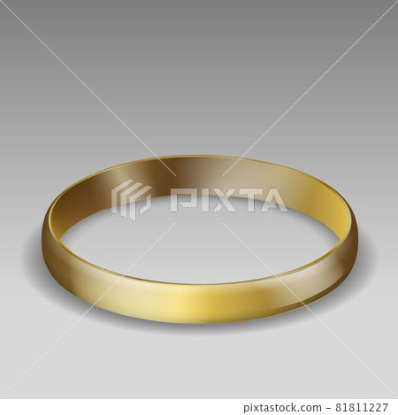 golden wedding ring vector illustration isolated for your design golden wedding ring vector illustration isolated for your design 81811227