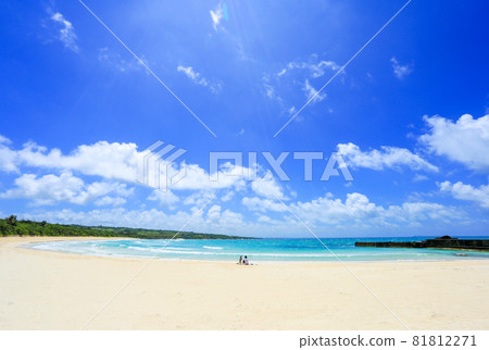 沖繩伊良部島 沖繩渡口之濱最美麗的海灘之一 81812271