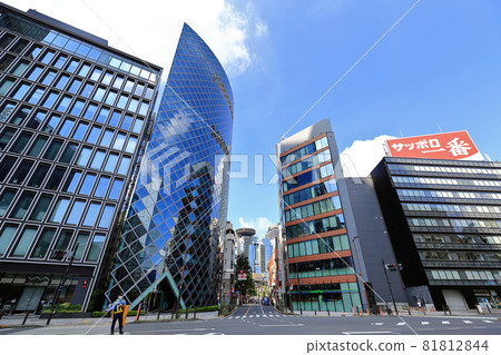 Cityscape of Nagatacho, Chiyoda-ku, Tokyo Sannoshita intersection 81812844