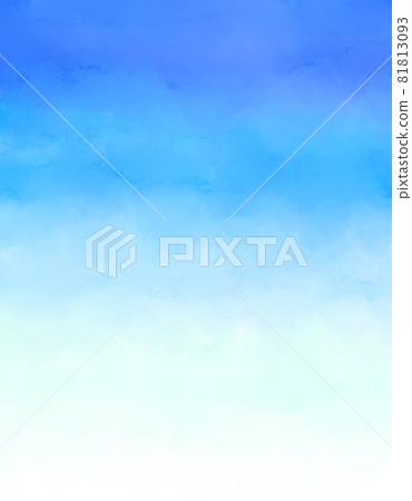 Background material, watercolor paint with gradation, blue Background material, watercolor paint with gradation, blue 81813093