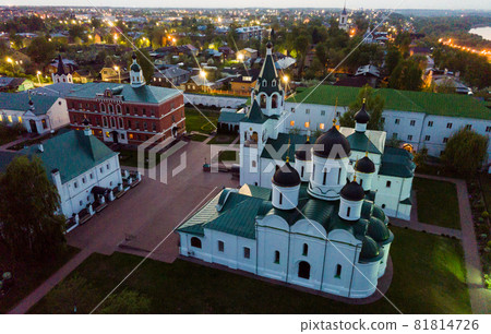 Evening view of Spaso-Preobrazhensky monastery in Murom Evening view of Spaso-Preobrazhensky monastery in Murom 81814726