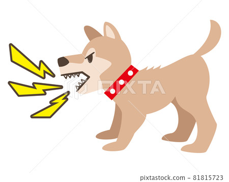 Barking Dog Illustration - Stock Illustration [81815723] - PIXTA