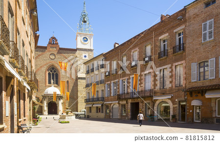 Old cathedral of the city Perpignan Old cathedral of the city Perpignan 81815812