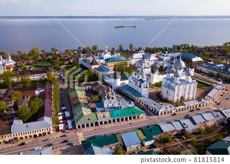 Aerial view of Rostov Kremlin Aerial view of Rostov Kremlin 81815814