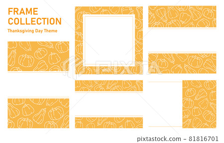 Thanksgiving Thanksgiving Simple Pumpkin Message Card Frame No Message Thanksgiving Thanksgiving Simple Pumpkin Message Card Frame No Message 81816701
