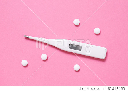 Medicine and thermometer Healthcare image for women 81817463