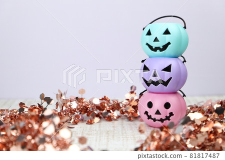 Pastel-colored Jack O Lantern Halloween image Pastel-colored Jack O Lantern Halloween image 81817487