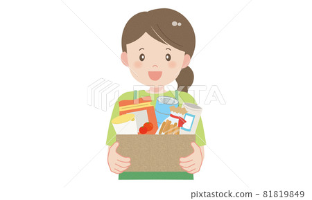 送餐的女員工 送餐的女員工 81819849