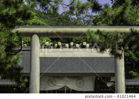Amanohashidate Former Ise Kago Shrine Torii Miyazu City, Kyoto Prefecture 81821464