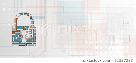 Cybersecurity and information or network protection. Future technology web services for business and internet project Cybersecurity and information or network protection. Future technology web services for business and internet project 81827288