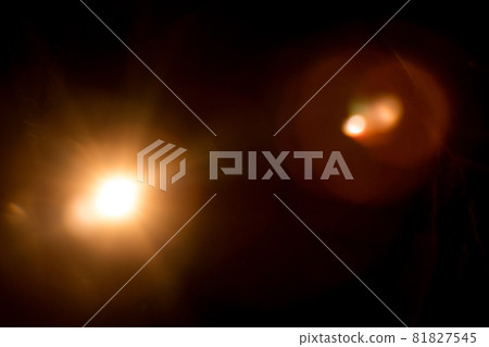 Abstract Natural Sun flare on the black Abstract Natural Sun flare on the black 81827545