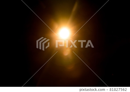 Abstract Natural Sun flare on the black Abstract Natural Sun flare on the black 81827562