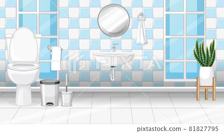 Bathroom interior design with furniture Bathroom interior design with furniture 81827795