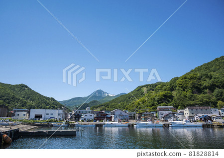 羅臼港和羅臼山 羅臼港和羅臼山 81828814