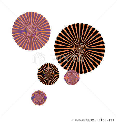 Halloween paper fan 81829454