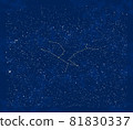Autumn constellations: Andromeda and surrounding stars 81830337