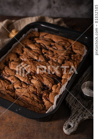 Delicous pasta with cheese sauce 81832585