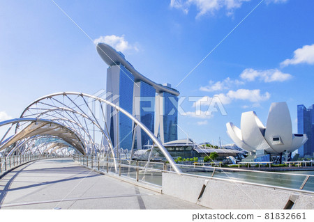 新加坡濱海灣金沙螺旋橋 新加坡濱海灣金沙螺旋橋 81832661