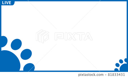 Thumbnail frame [Paw ball lower left free space] (7) 81833431