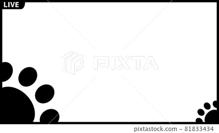 Thumbnail frame [Paw ball lower left free space] (10) 81833434