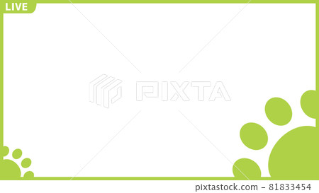 Thumbnail frame [Free space on the lower right of the paws] (4) 81833454