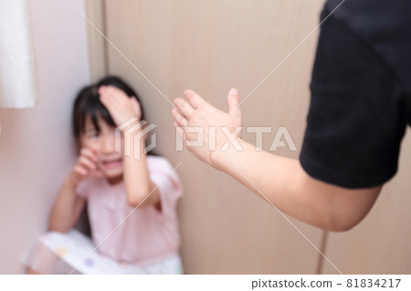 Domestic violence image of daughter and mom Domestic violence image of daughter and mom 81834217