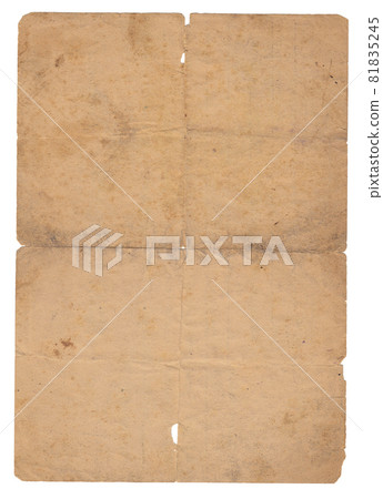 Texture old paper with traces of scuffs and stains Texture old paper with traces of scuffs and stains 81835245
