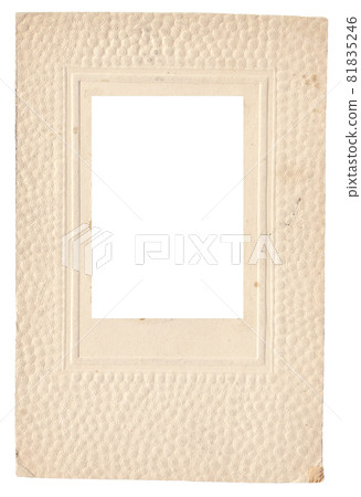 Old photo frame. Vintage paper. Retro card Old photo frame. Vintage paper. Retro card 81835246