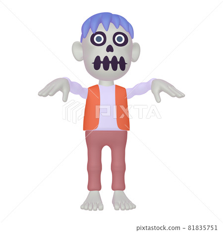 萬聖節插畫素材男殭屍(1_4) 萬聖節插畫素材男殭屍(1_4) 81835751