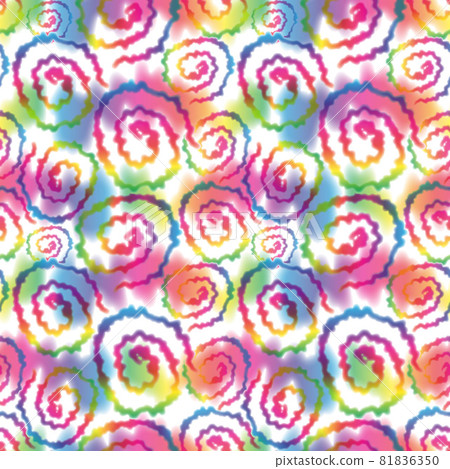 Hippie Tie Dye Rainbow LGBT Wave Seamless... - Stock Illustration ...