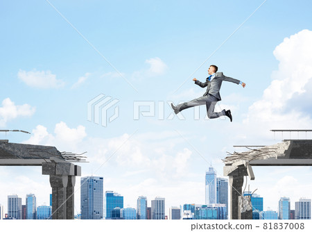 Problem and difficulties overcoming concept. 81837008