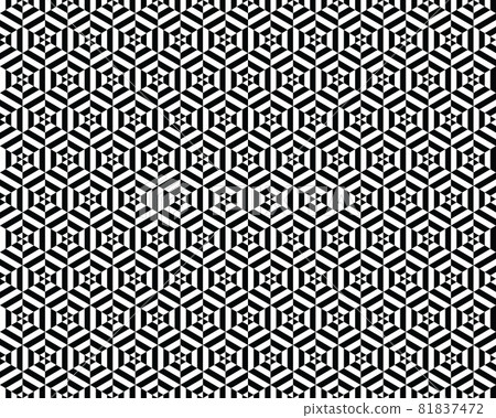 Geometric camouflage hexagon seamless pattern,... - Stock Illustration ...