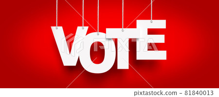 Voting and election concept. Making the right decision 81840013