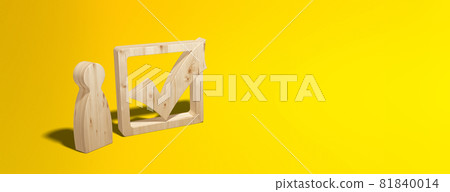 Voting and election concept. Making the right decision 81840014