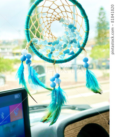 Car charm wave dream catcher Car charm wave dream catcher 81841820