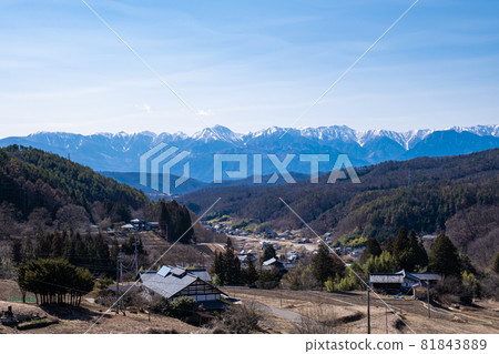 從滋賀地區看到的北阿爾卑斯山 81843889