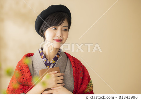 和服貝雷帽 81843996