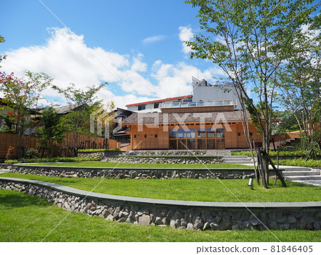 [Kusatsu Onsen] High ground plaza in Ura Kusatsu (Jizo area) 81846405