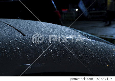 Water drops at night 81847196