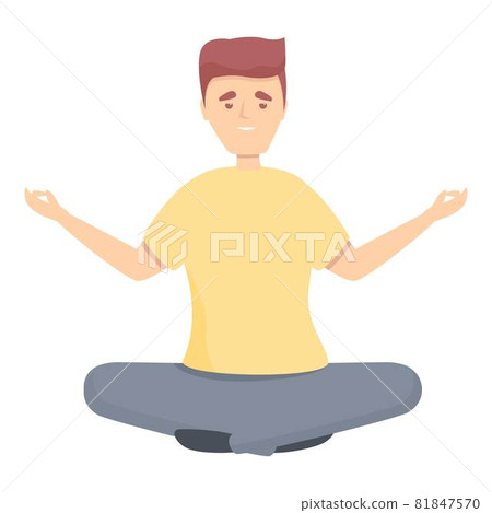 Developer think icon cartoon vector. Work concentration Developer think icon cartoon vector. Work concentration 81847570