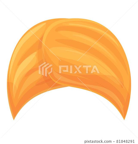 Indian culture turban icon cartoon vector. Arab hat 81848291